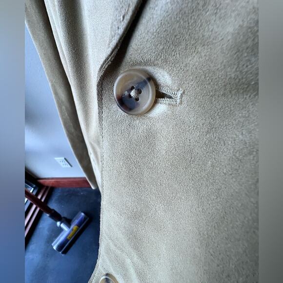 Banana Republic Men’s Tan Suede Blazer Sportcoat - 46R - Picture 4 of 5